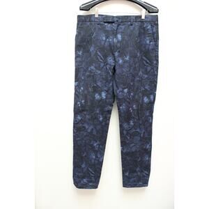 Valentino Blue Butterfly Chino Pants Trousers Size 48